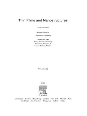 cover image of Cavity Polaritons